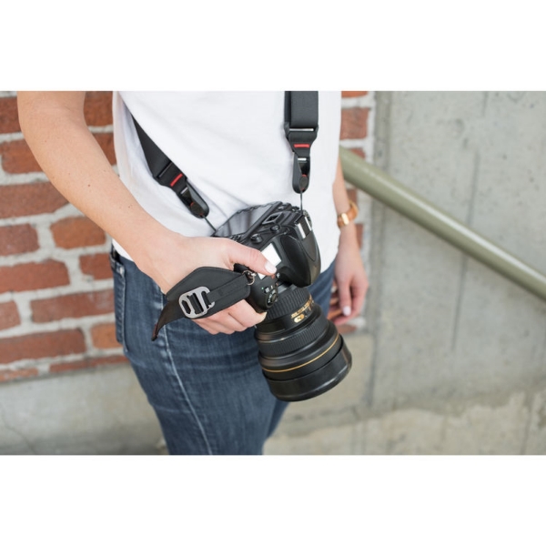 black clutch with hand strap