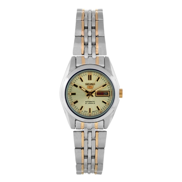 seiko 5 two tone gold