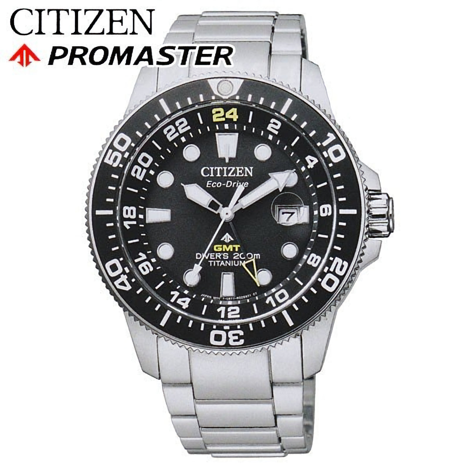 Citizen Promaster Marine Bj7110 89e Eco Drive Super Titanium Mens