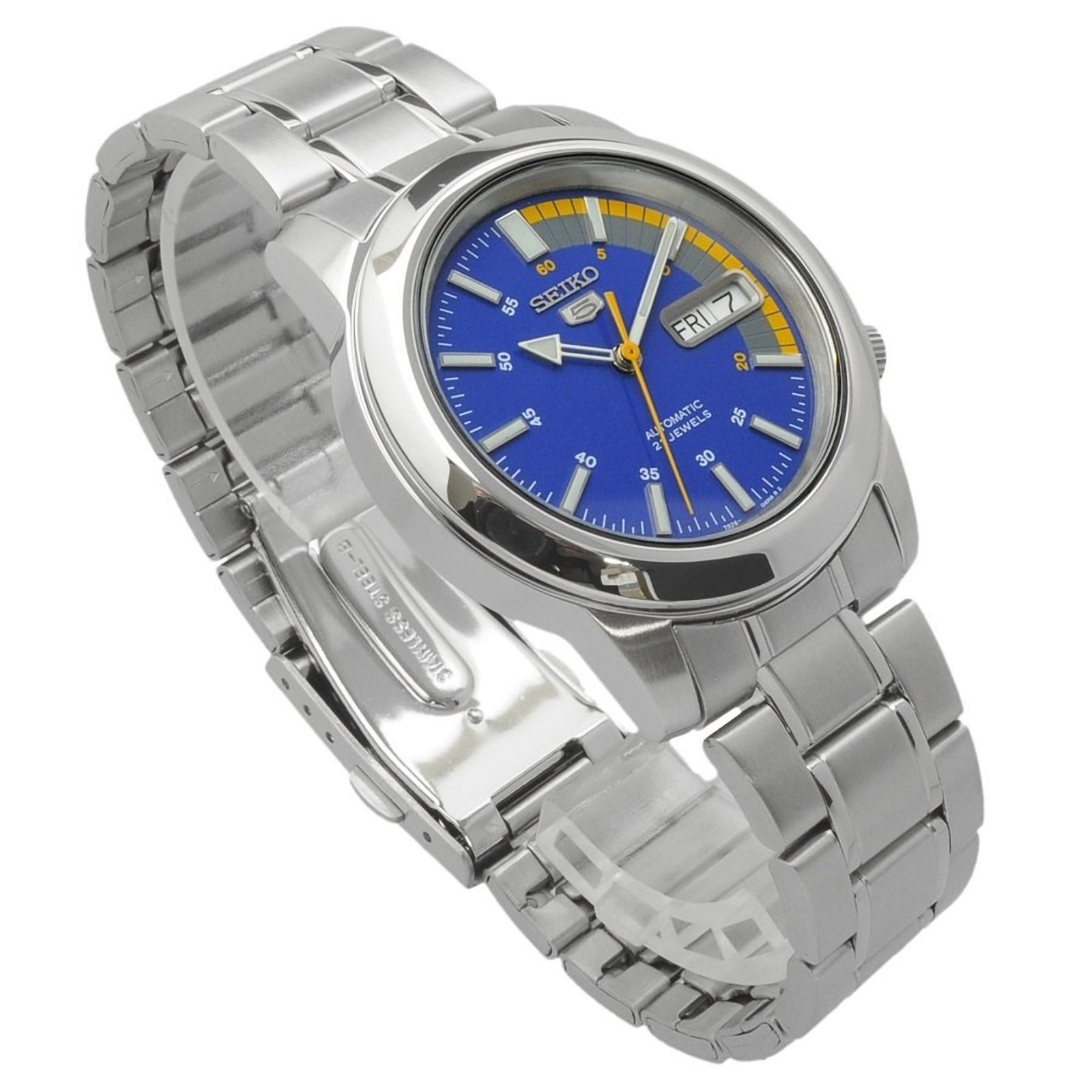 seiko 5 blue gold