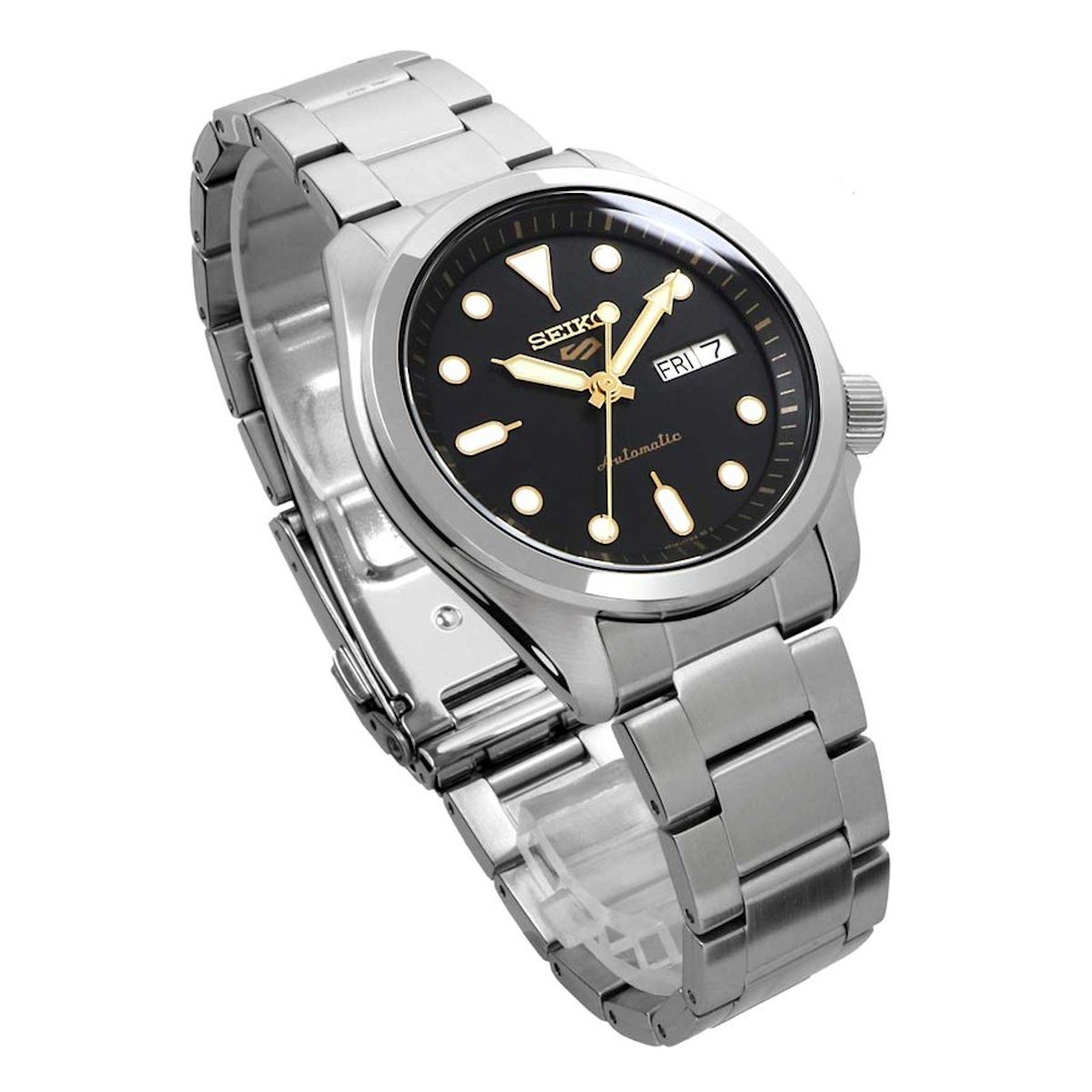 SEIKO 5 Sports SRPE57K1 Automatic 24 Jewels Black Dial Men Watch INT'L ...